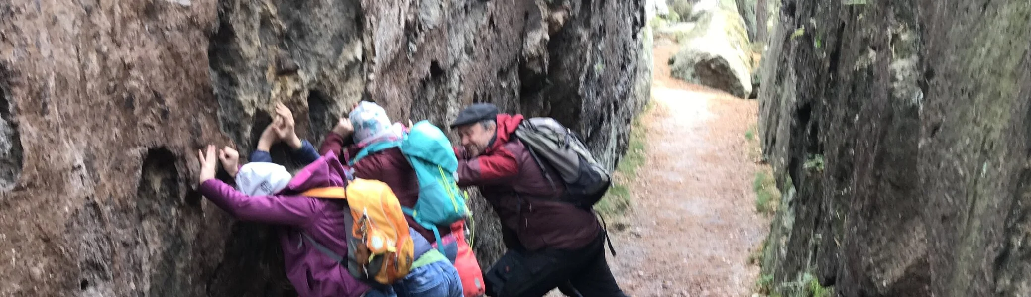 Felsen schieben | © J. Breidenstein