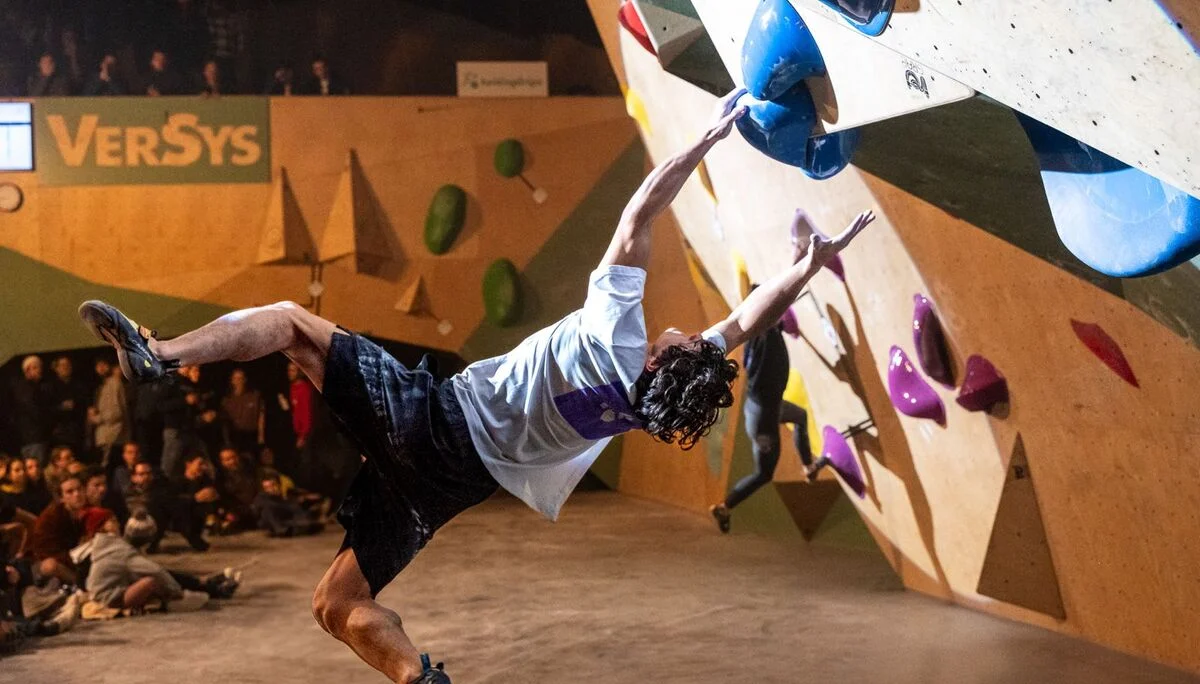 Elias Arriagada gewinnt die Vertical Comp 2023 (Herren) | © Leon Stadler