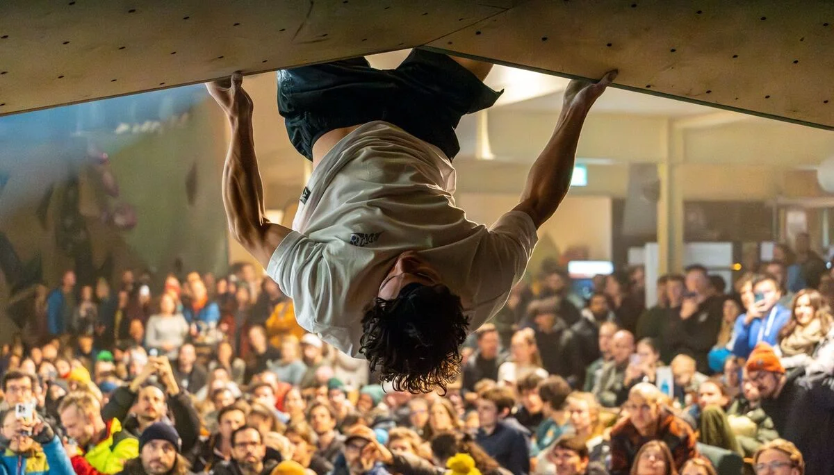 Elias Arriagada gewinnt die Vertical Comp 2023 (Herren) | © Leon Stadler