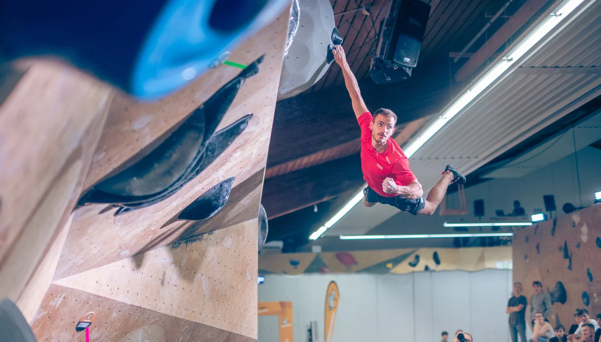DM 2024 Bouldern - Meister Yannick Flohé | © DAV/Thomas Schermer