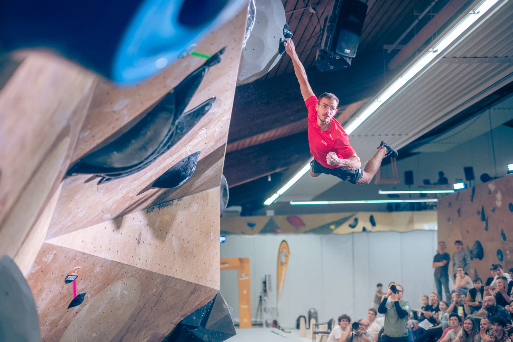 DM 2024 Bouldern - Meister Yannick Flohé | © DAV/Thomas Schermer