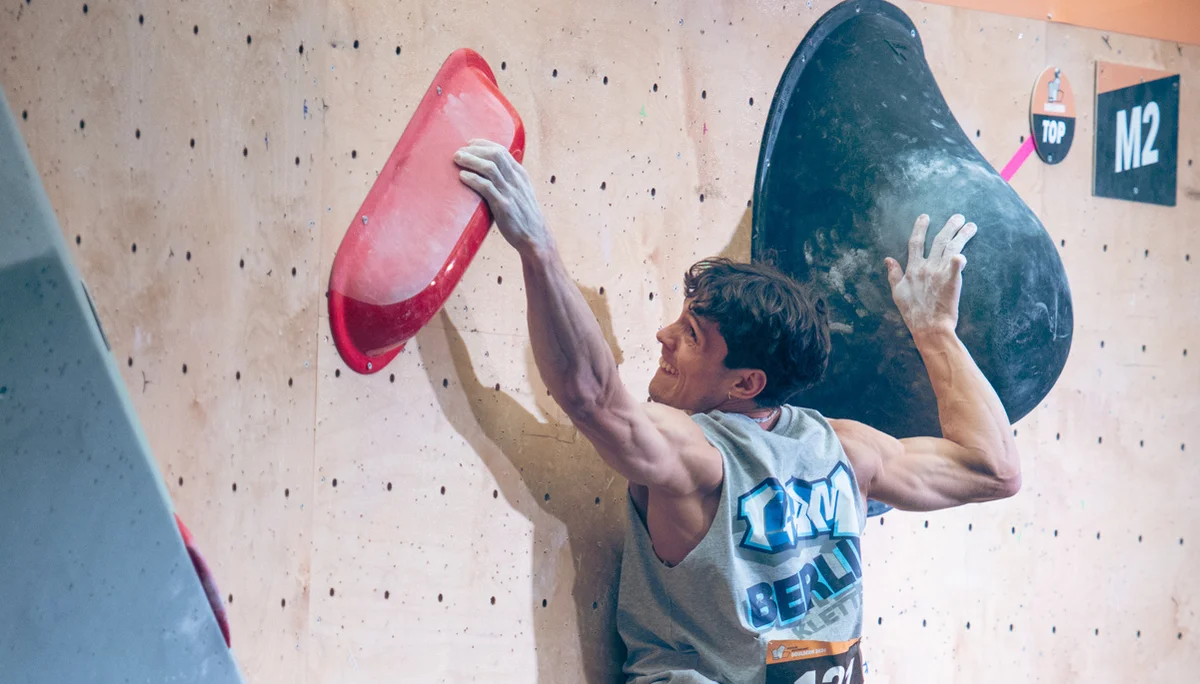 DM 2024 Bouldern - Elias Arriagada-Krüger | © DAV/Thomas Schermer
