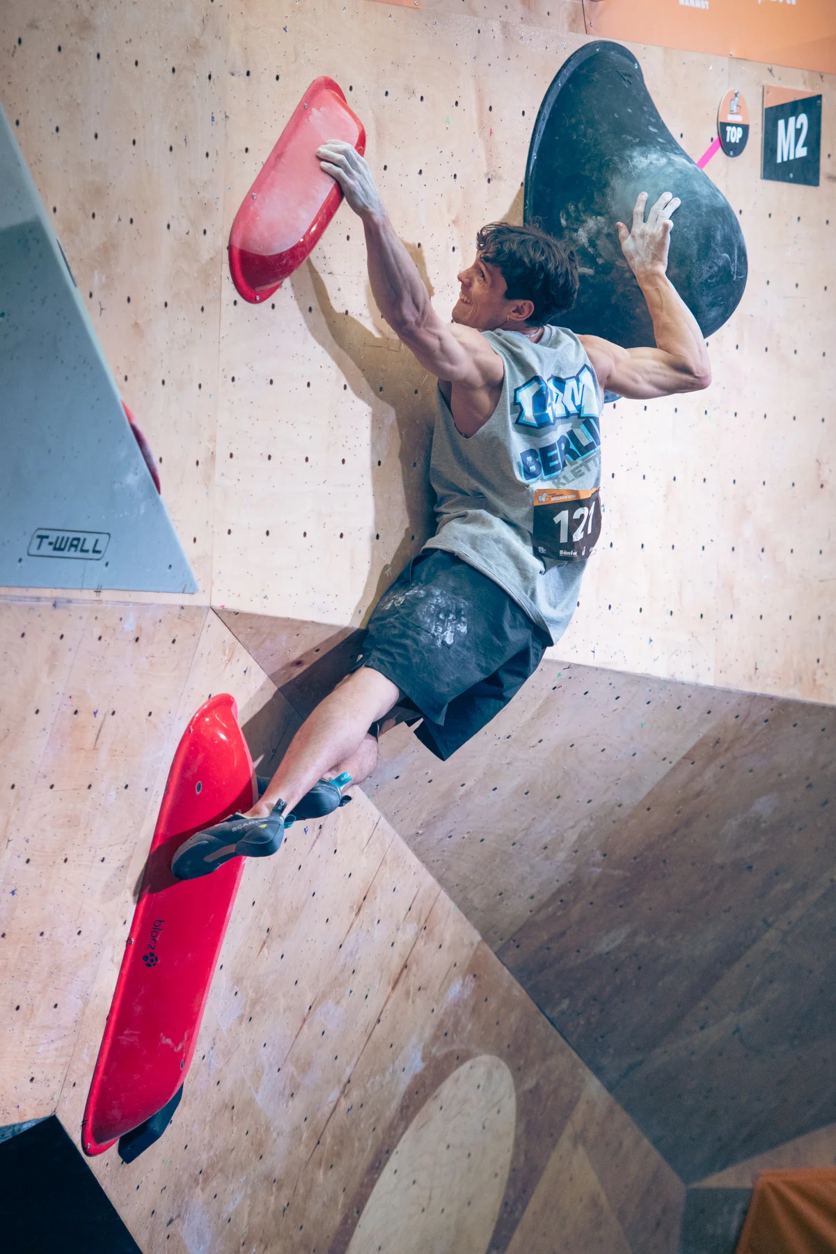 DM 2024 Bouldern - Elias Arriagada-Krüger | © DAV/Thomas Schermer