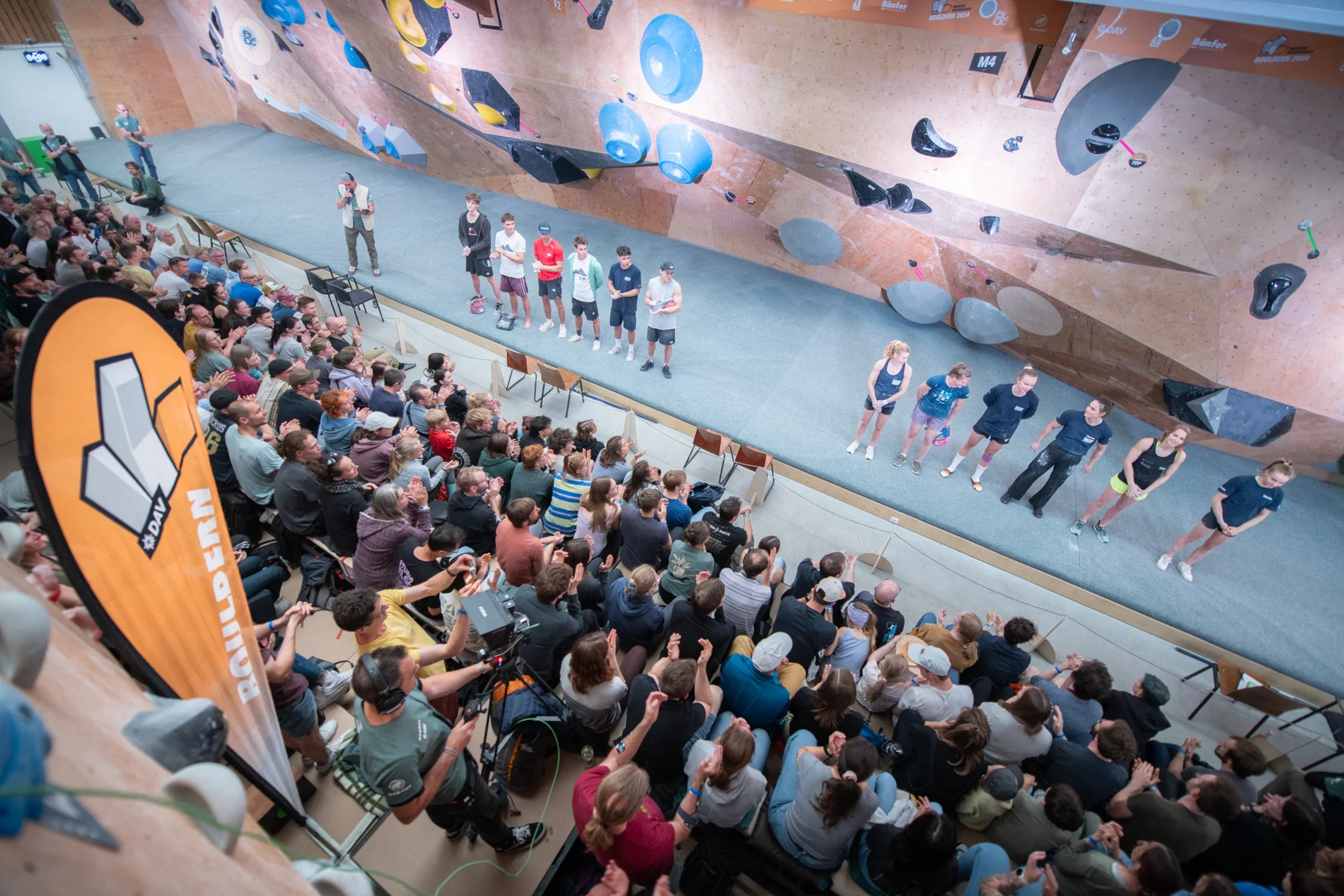 DM 2024 Bouldern - Finalisten | © DAV/Thomas Schermer
