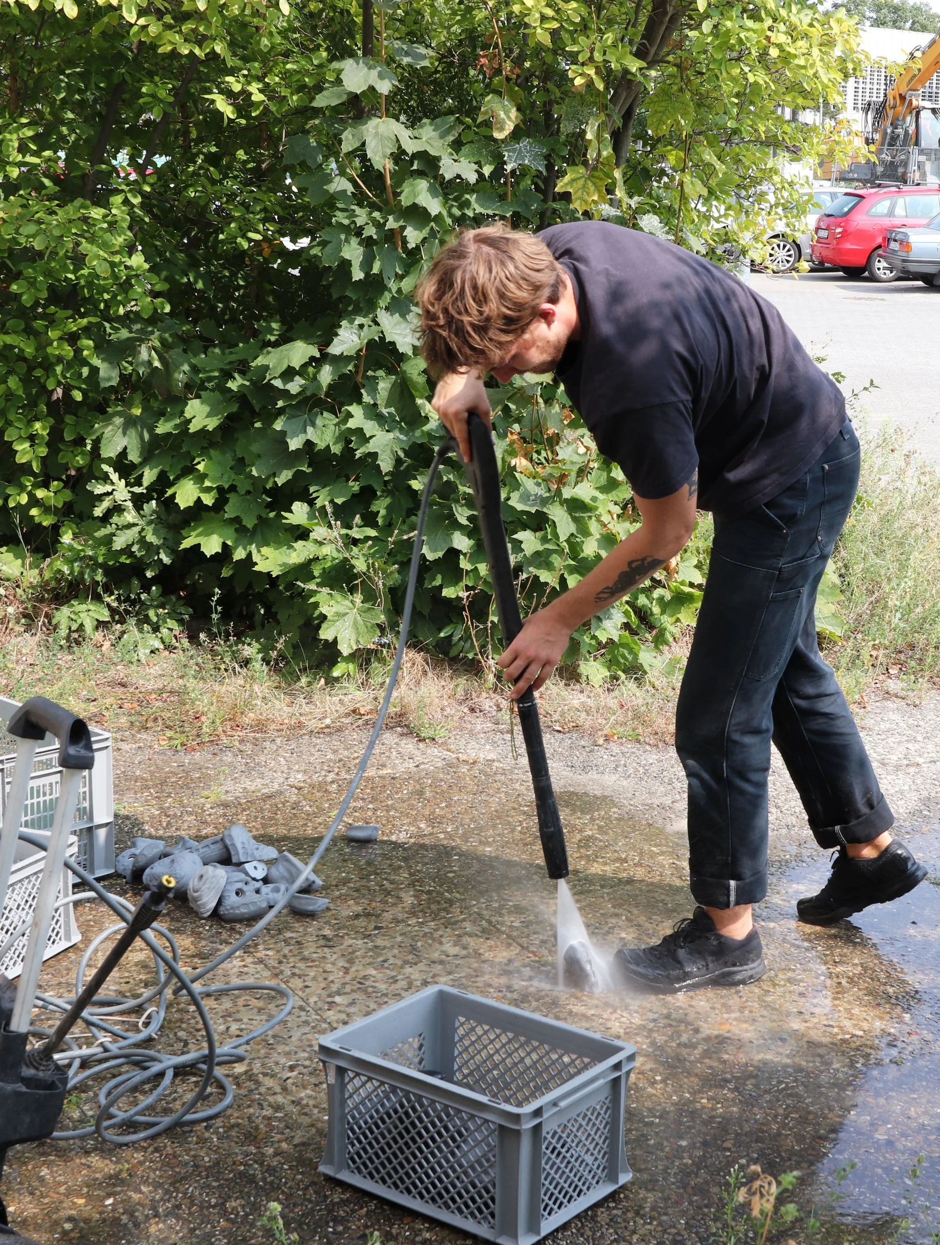 Griffe werden gereinigt | © Isabel Arenas