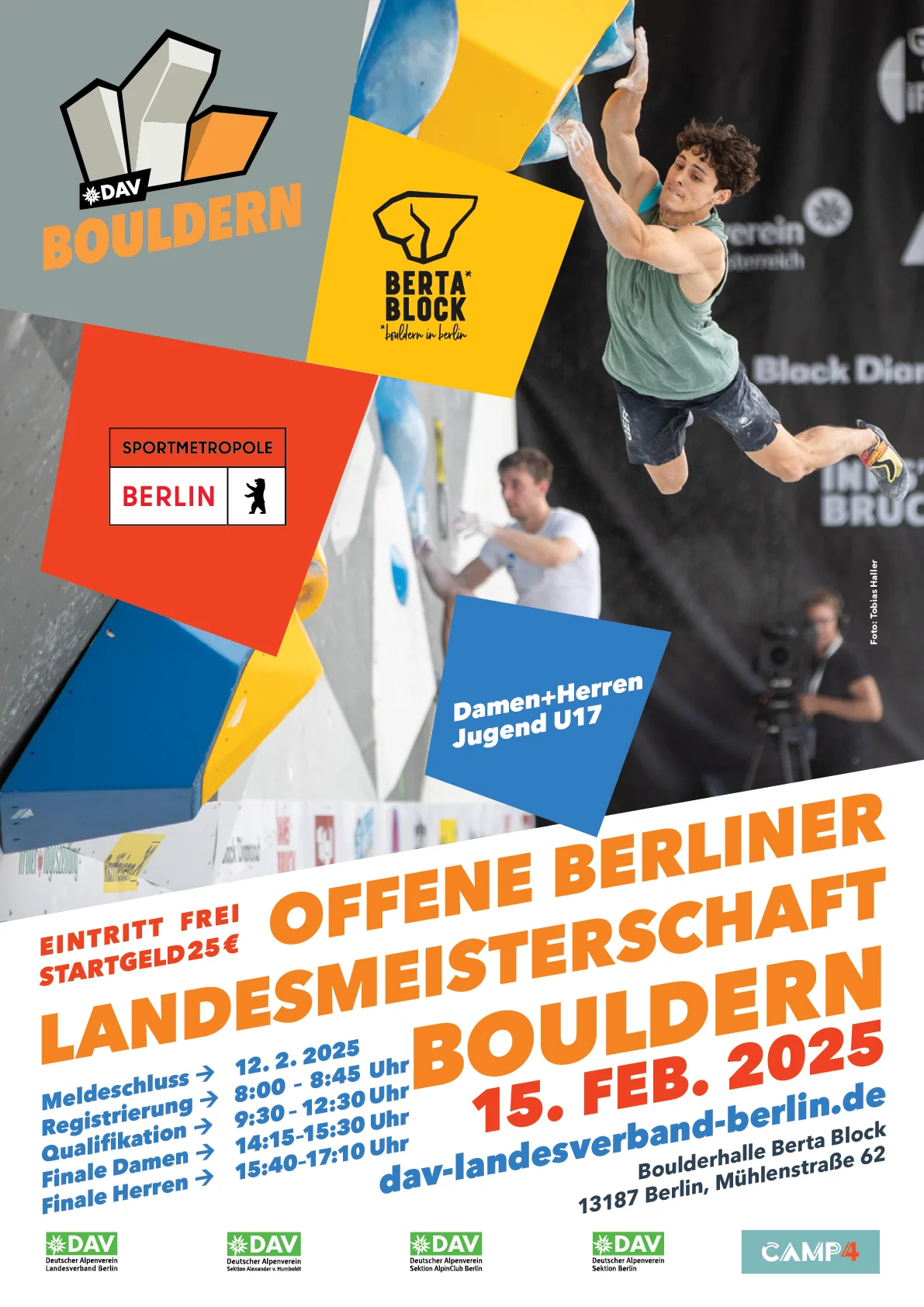 Landesmeisterschaft Bouldern 2025 | © DAV Landesverband Berlin
