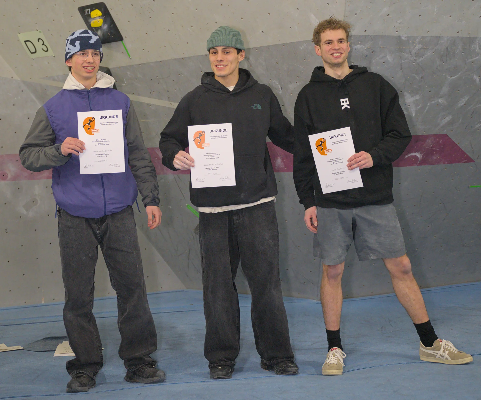 LM Berlin Bouldern 2025 - Tagessieger Herren | © Dieter Faulbaum