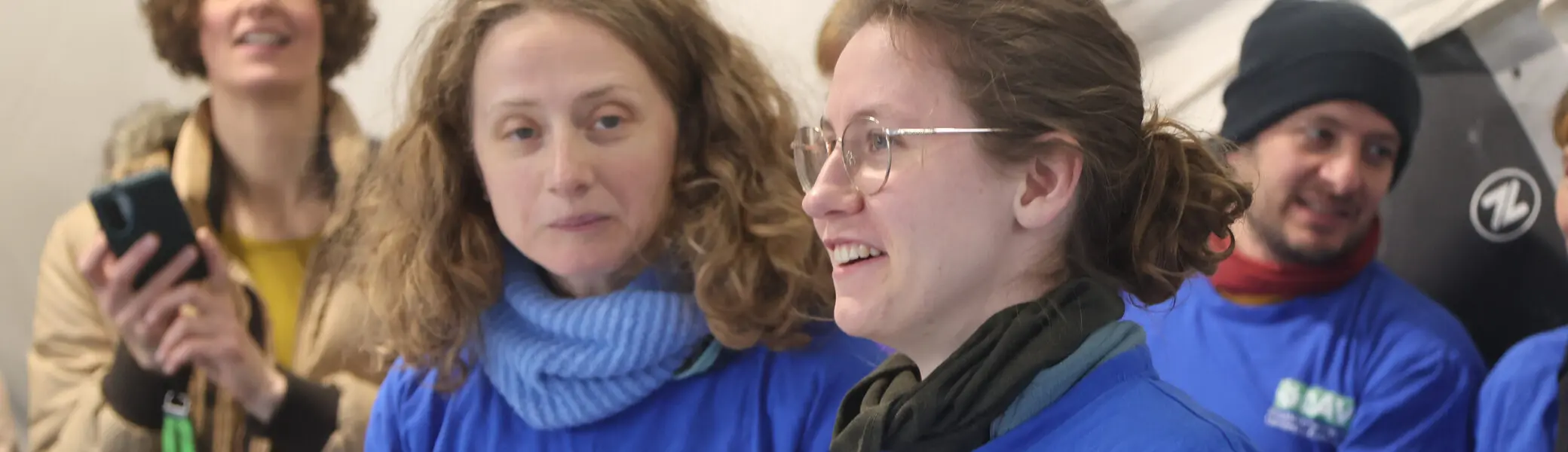 Schiedsrichten bei der Landesmeisterschaft Bouldern | © DAV LV Berlin