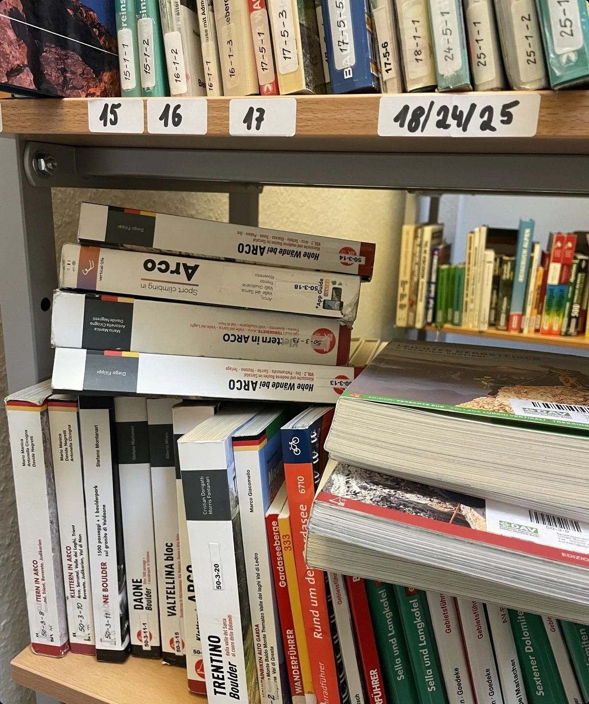 Bücherchaos in der Bibliothek | © Hannah Paranaitis