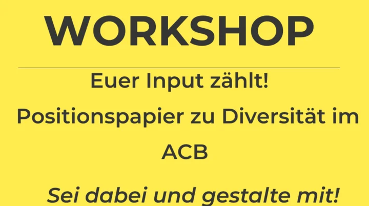 Ankündigung Workshop Diversität - Sei dabei und gestalte mit! | © Amira nssra Abdalla