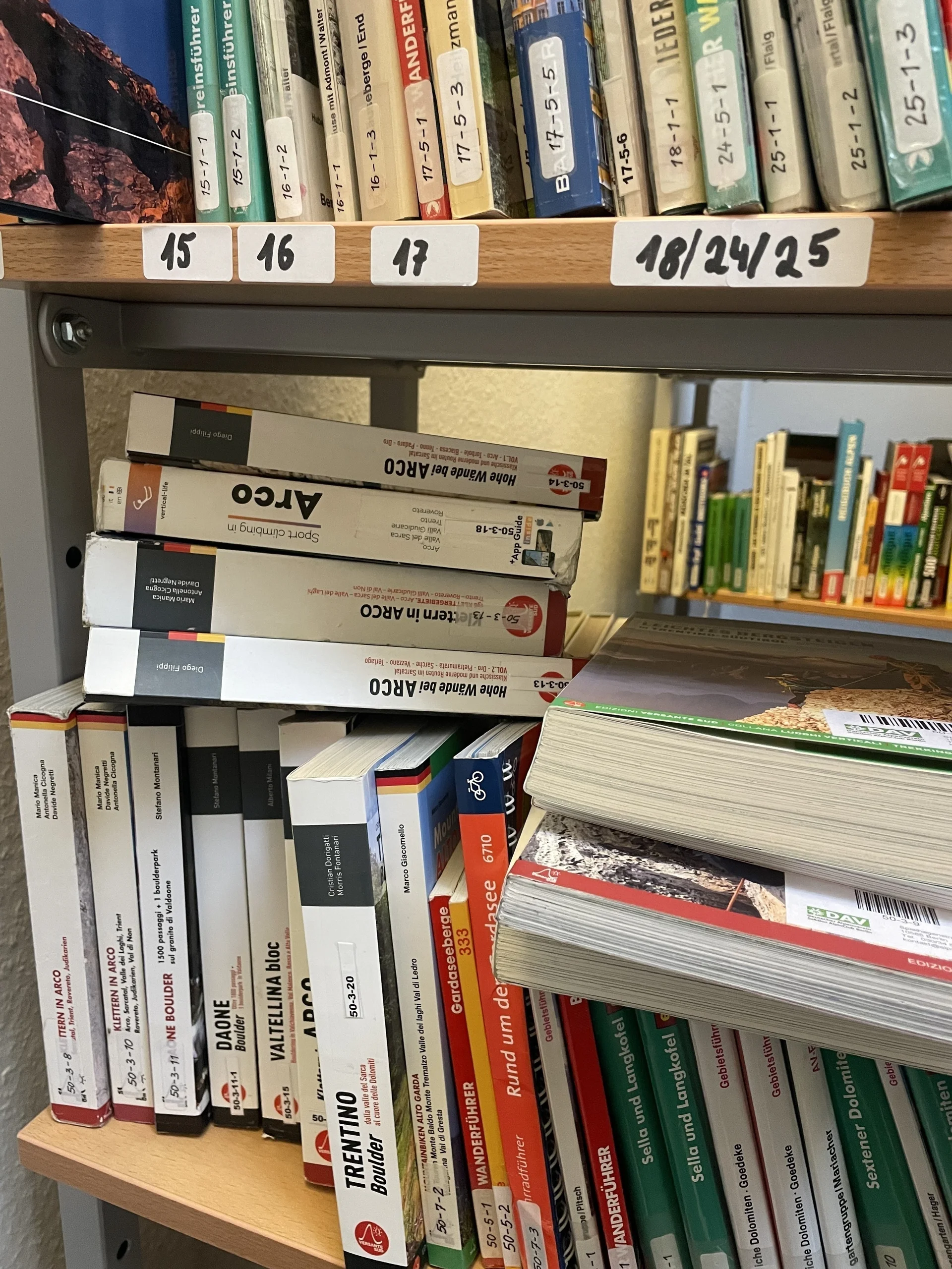 Bücherchaos in der Bibliothek | © Hannah Paranaitis