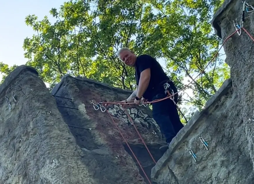 Martin Hoppe am Umlenker | © Martin Hoppe