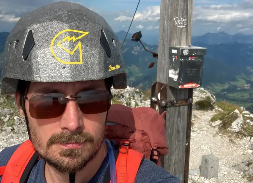 Johannes Mikeska am Gipfel | © Johannes Mikeska