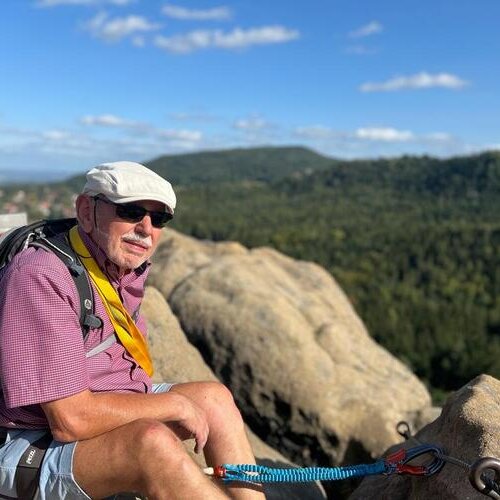 Arno Behr | © Arno Behr Arno Behr am Klettersteig | © Arno Behr