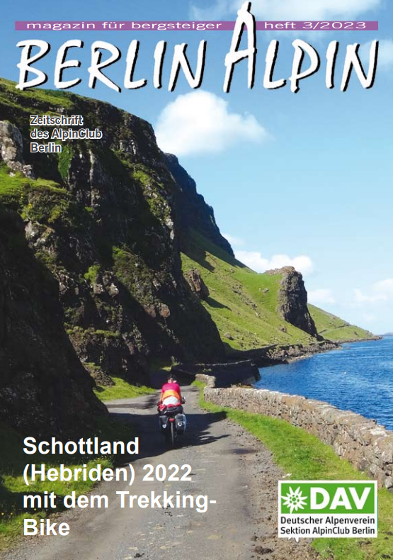 Heft 3/23 | © AlpinClub Berlin e.V. Berlin Alpin Heftnummer 3/2023 | © AlpinClub Berlin e.V.
