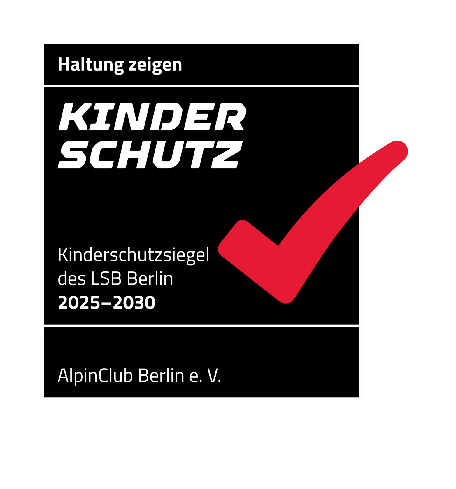 Kinderschutzsiegel | © Landessportbund Berlin